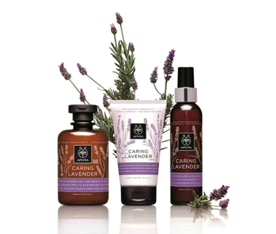 Apivita Caring Lavender para pieles sensibles